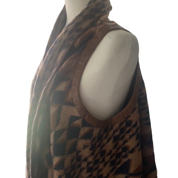 Anthropologie Plenty by Tracy Reese Sleeveless Cardigan Boho Women's Size M/L - Picture 6 of 12